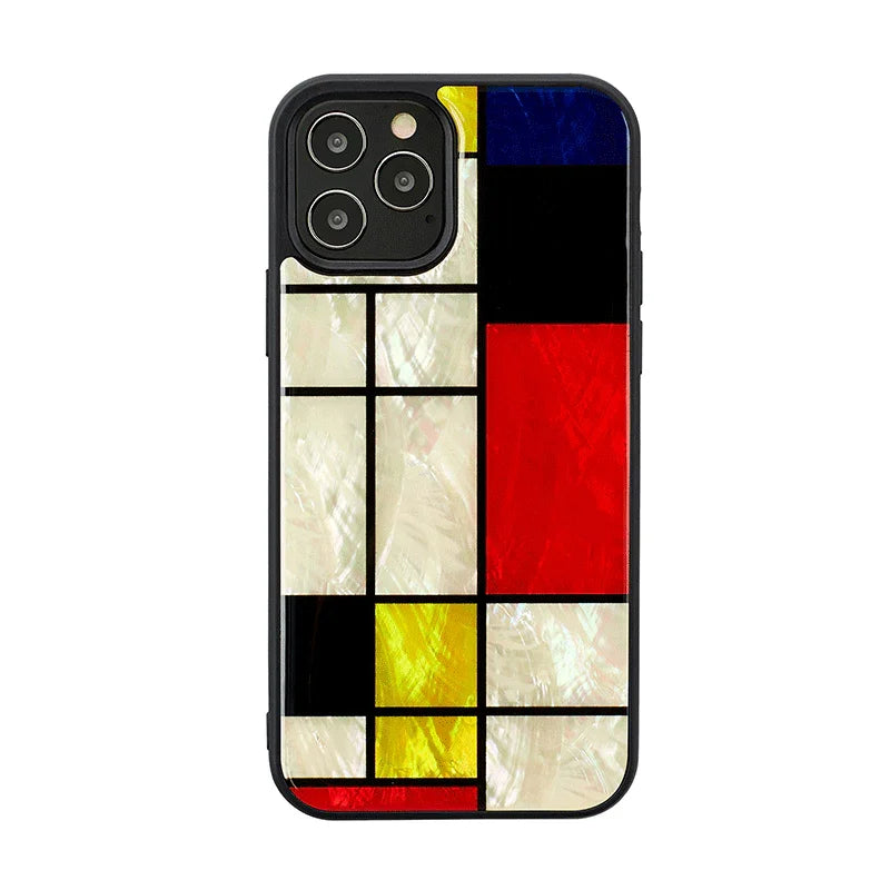 Ikins Series Case For iPhone 12 / 12 Pro - Mondrian - Tashqila Ikins Series Case For iPhone 12 / 12 Pro - Mondrian - Tashqila
